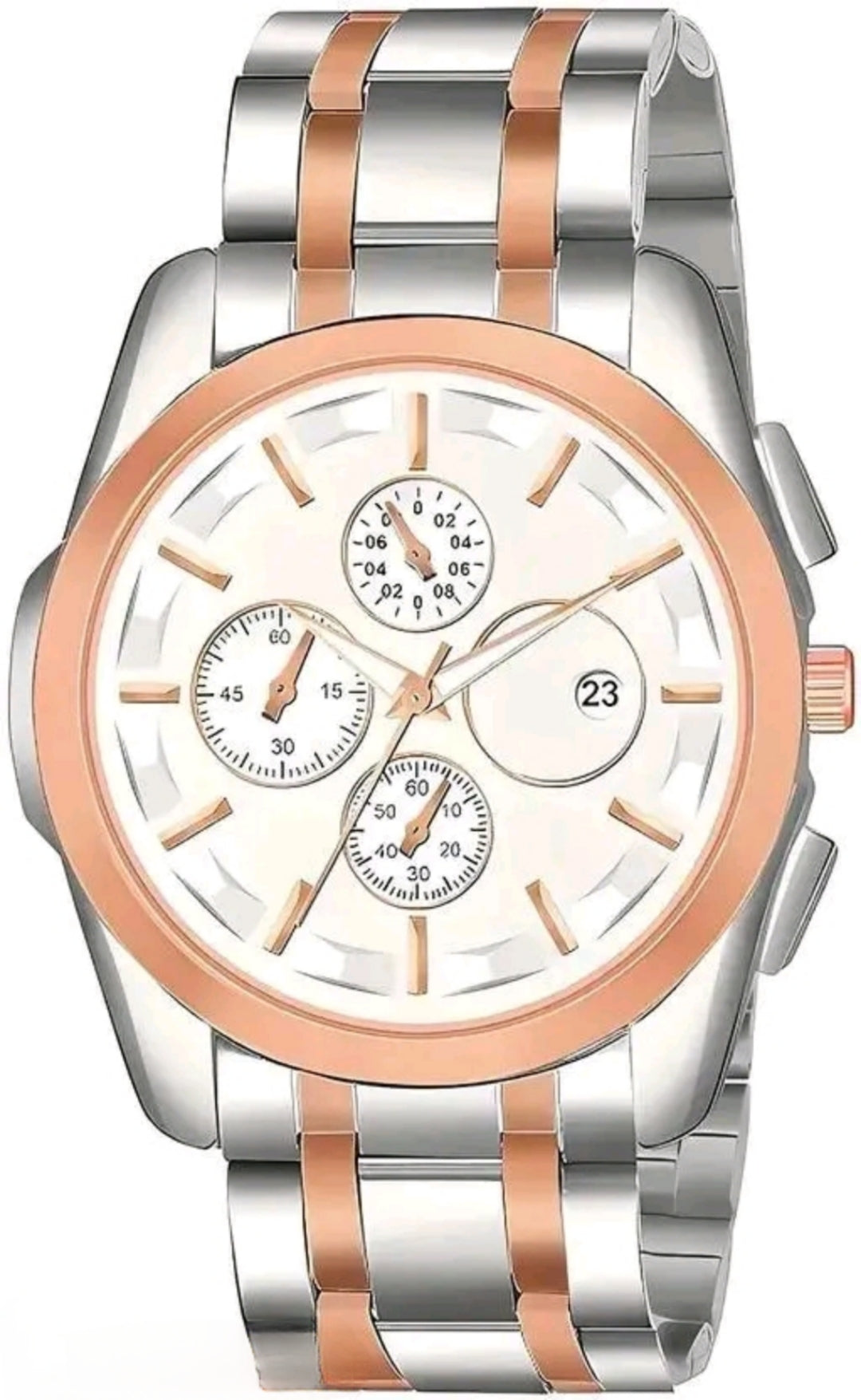 T.SORAT WATCH ROSE GOLD SILVER DIAL