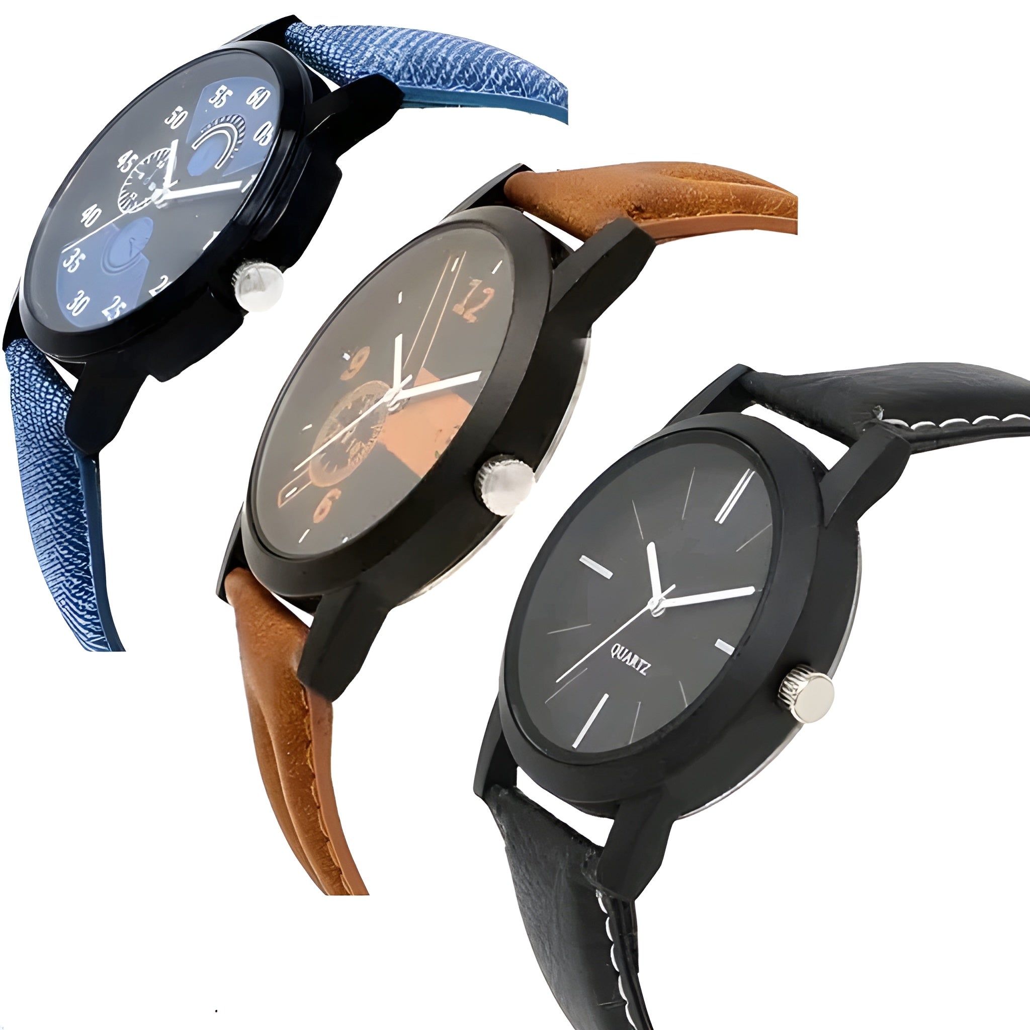 Unique Men Watches Combo Of 3