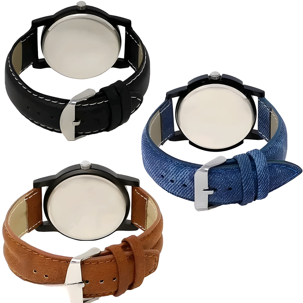 Unique Men Watches Combo Of 3