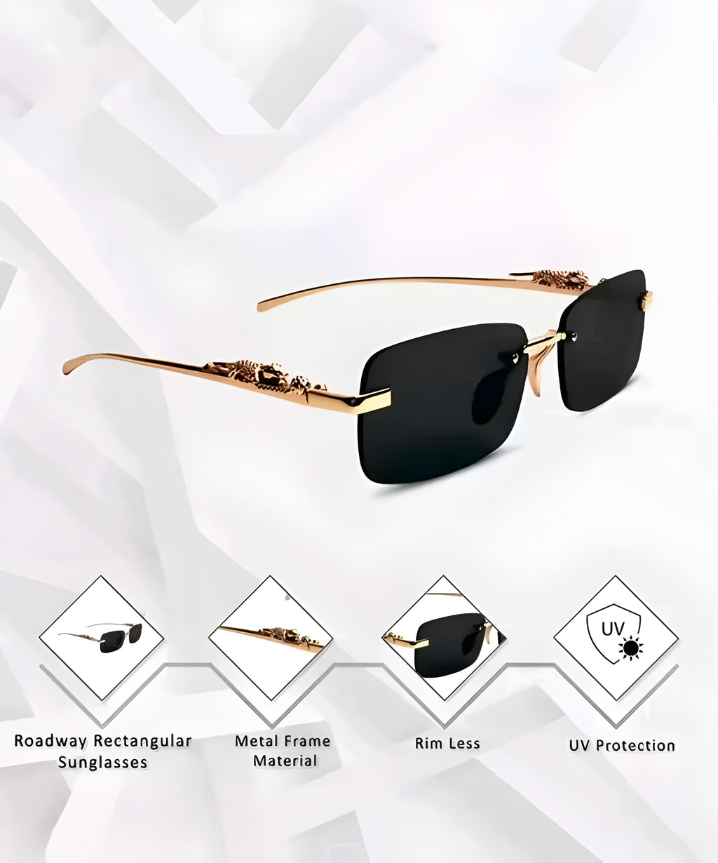Men Rectangular Sunglasses