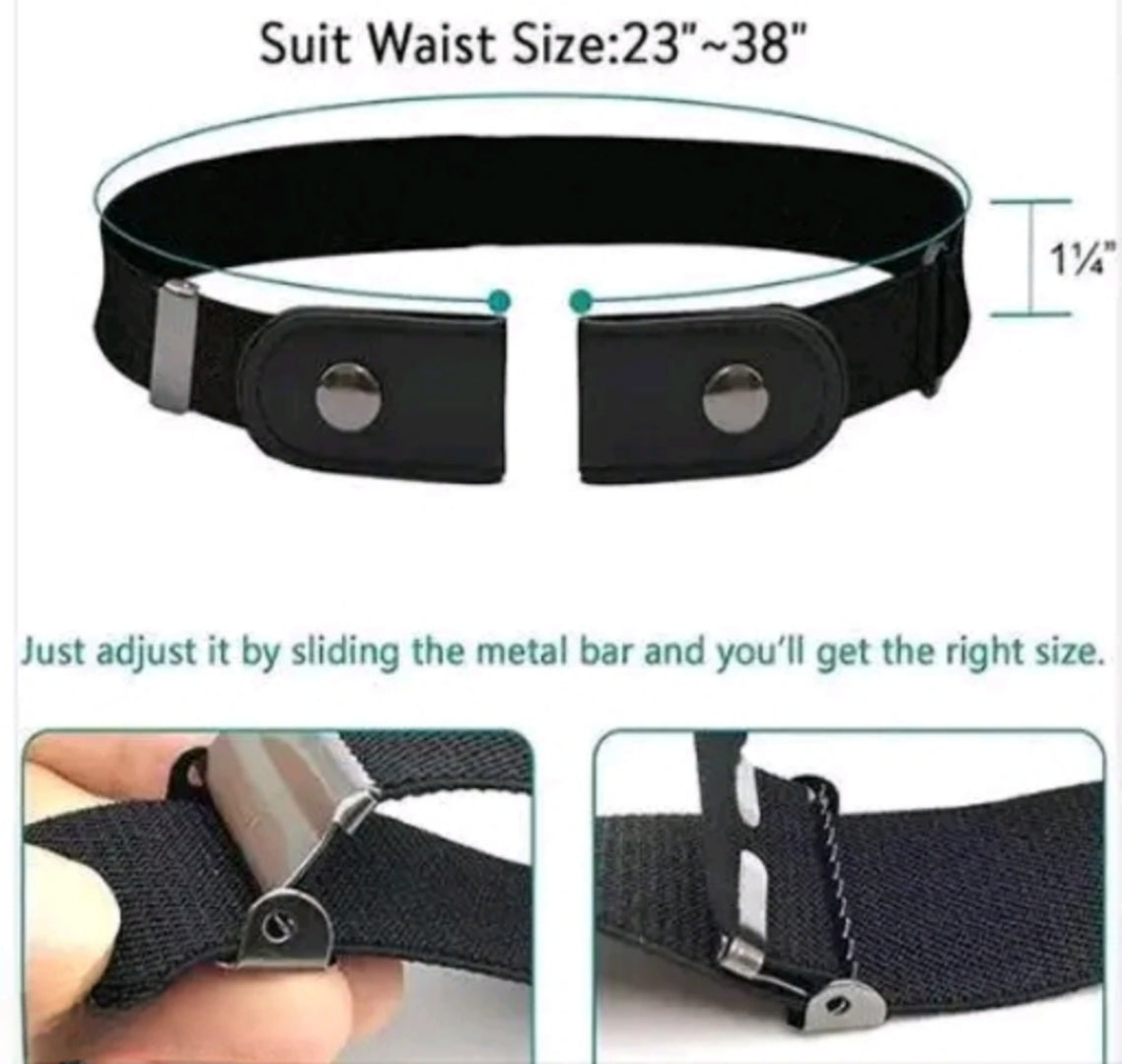 Buckle Free Elastic Belt For Women